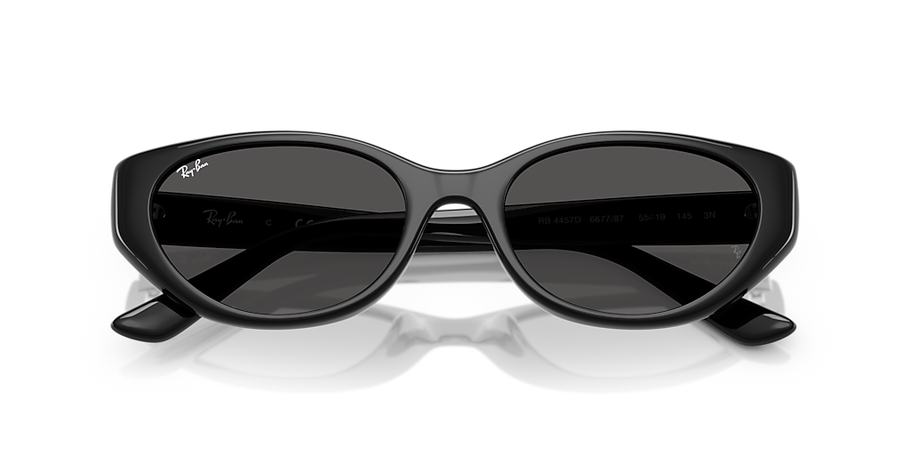 Ray-Ban RB4457D Bio-Based L (55 - 19) with Grey lenses and Black