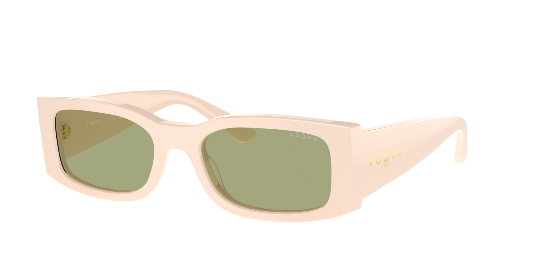 Vogue Eyewear Woman Sunglass VO5584S -  Frame color: Full Beige, Lens color: Green