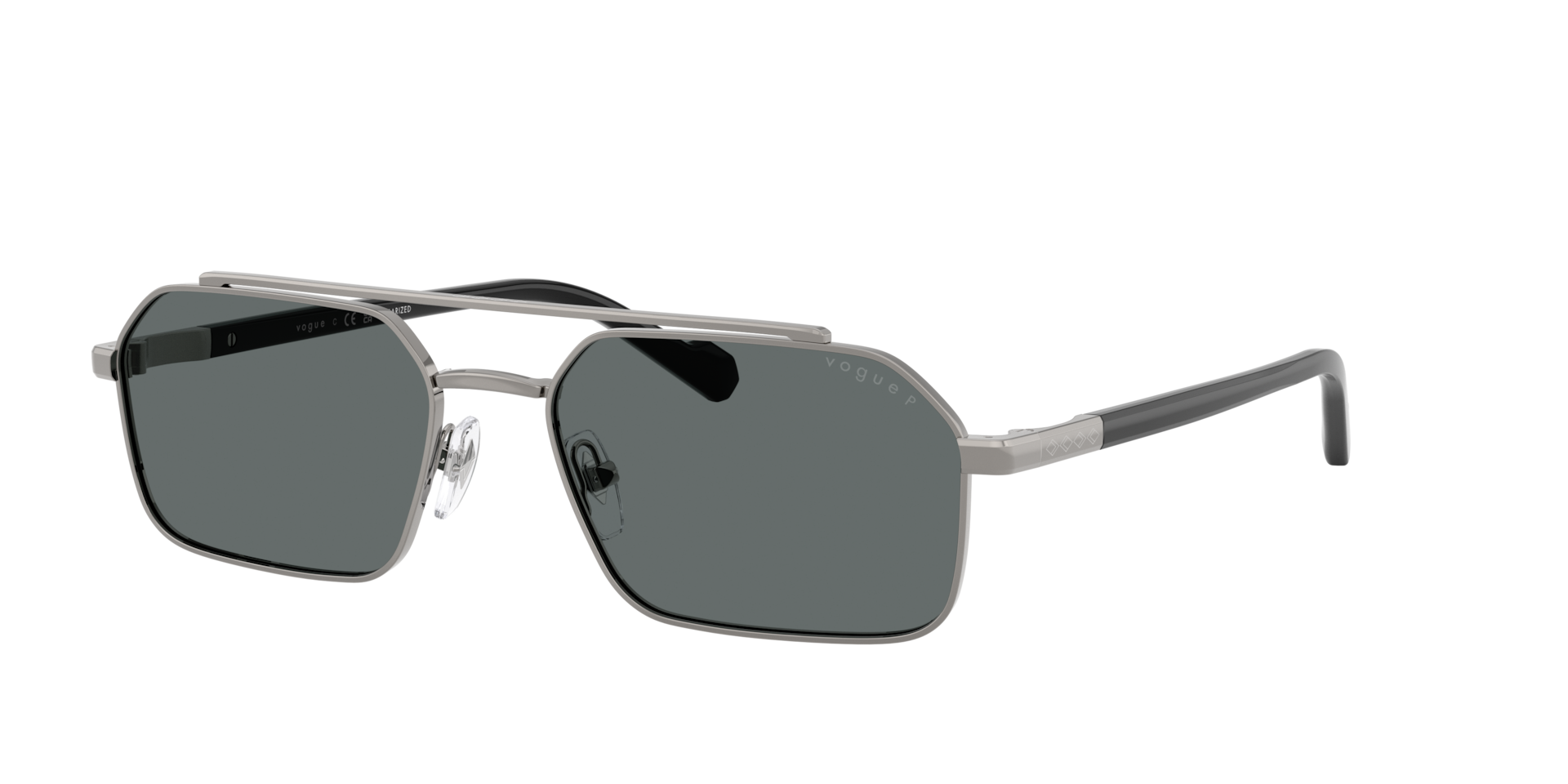 Vogue Eyewear Grey Man Vo4356s 518781 Sunglasses Metal Geometric Polarized - Image 3