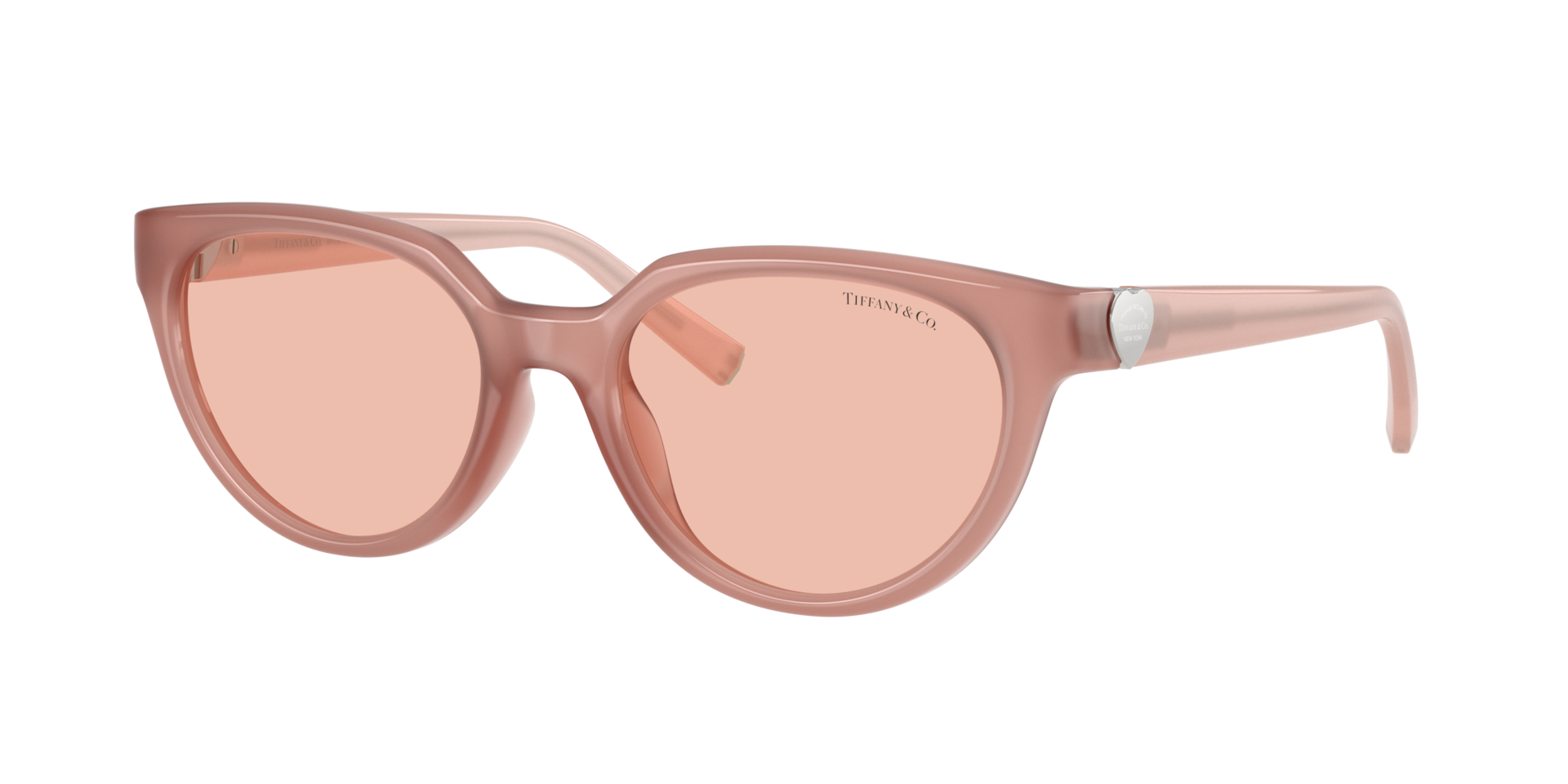 Tiffany & Co. Woman Sunglass TF4256D -  Frame color: Opal Pink, Lens color: Dark Pink