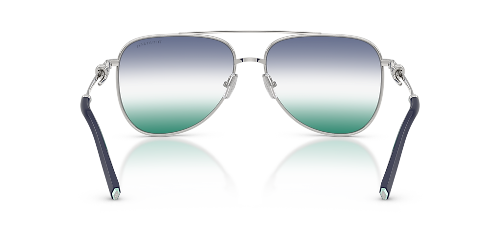Tiffany & Co. TF3116 XL (59 - 15) with Green lenses and Silver