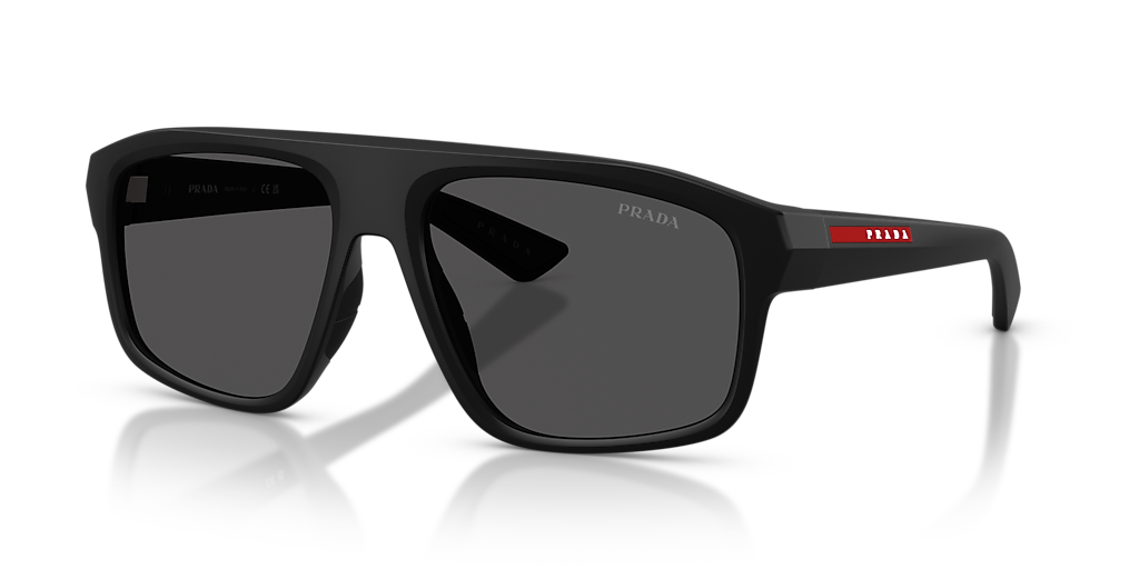 Prada Linea Rossa PS B02S XXL (59 - 17) with Grey lenses and Black