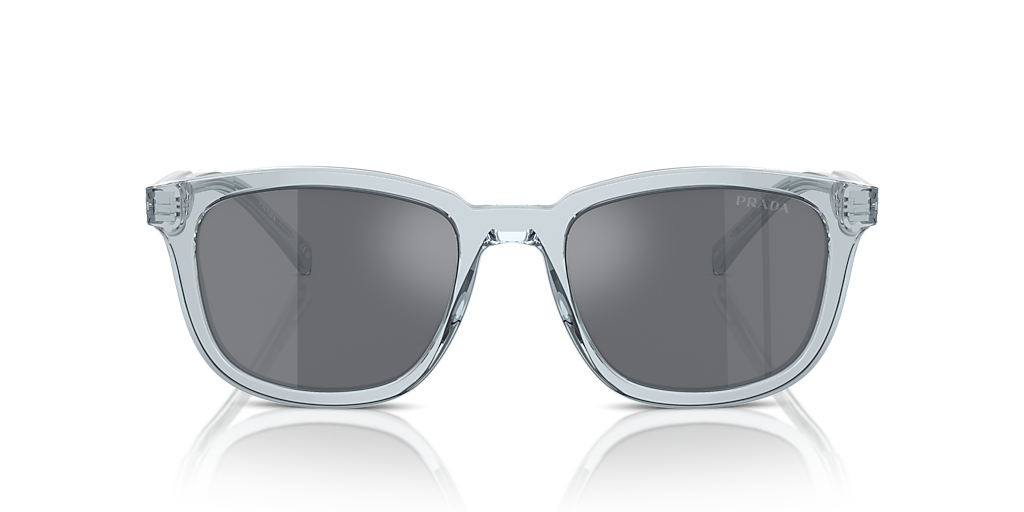 Prada PR A21S M (53 - 20) with Grey lenses and Transparent frame