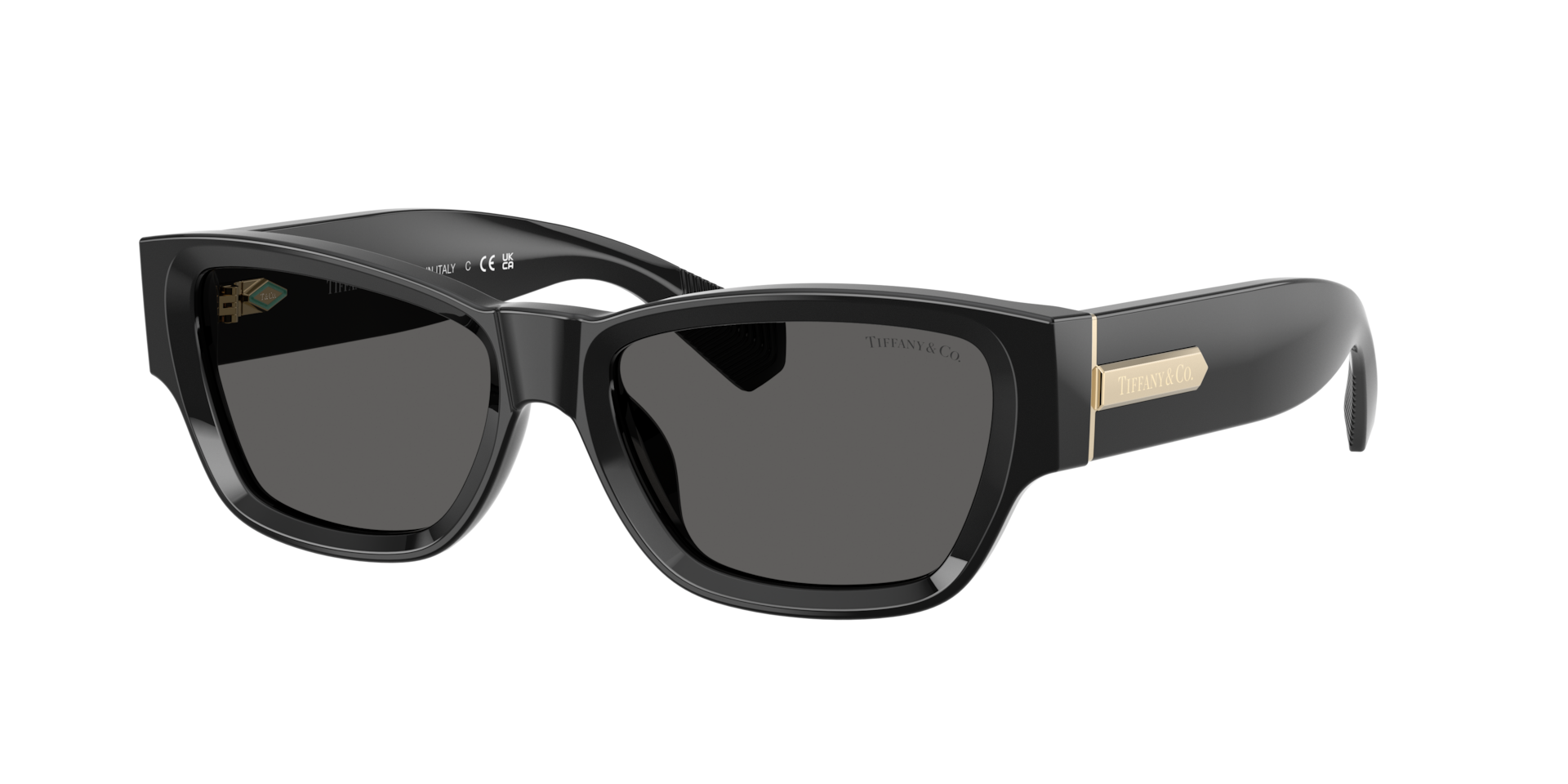 Tiffany & Co. Woman Sunglass TF4265U - Frame color: Black, Lens color: Dark Grey