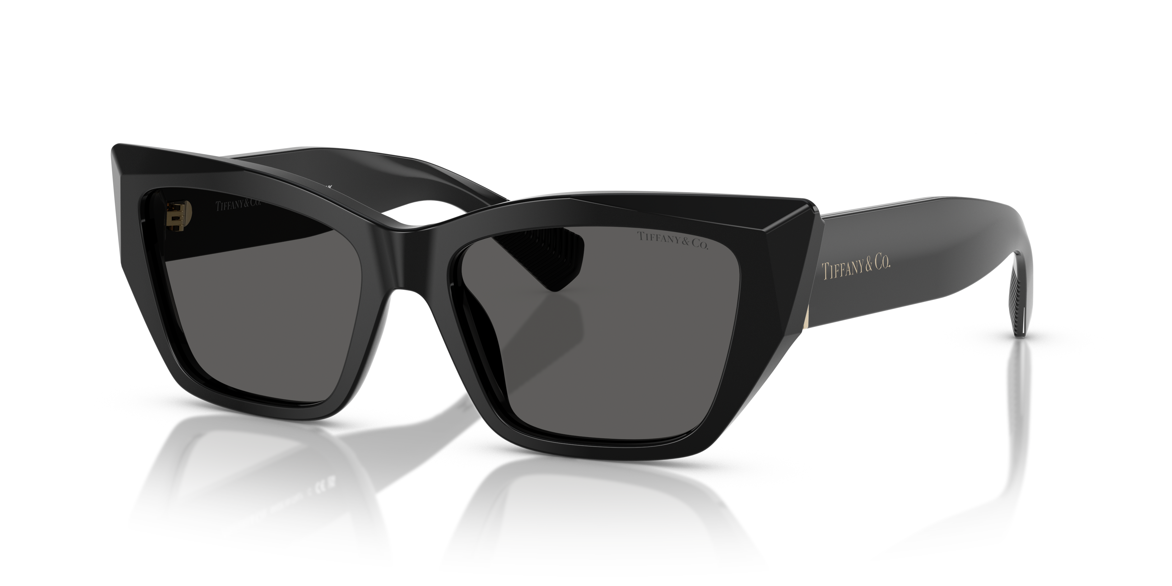Tiffany & Co. TF4230 S (54 - 17) with Grey lenses and Black frame