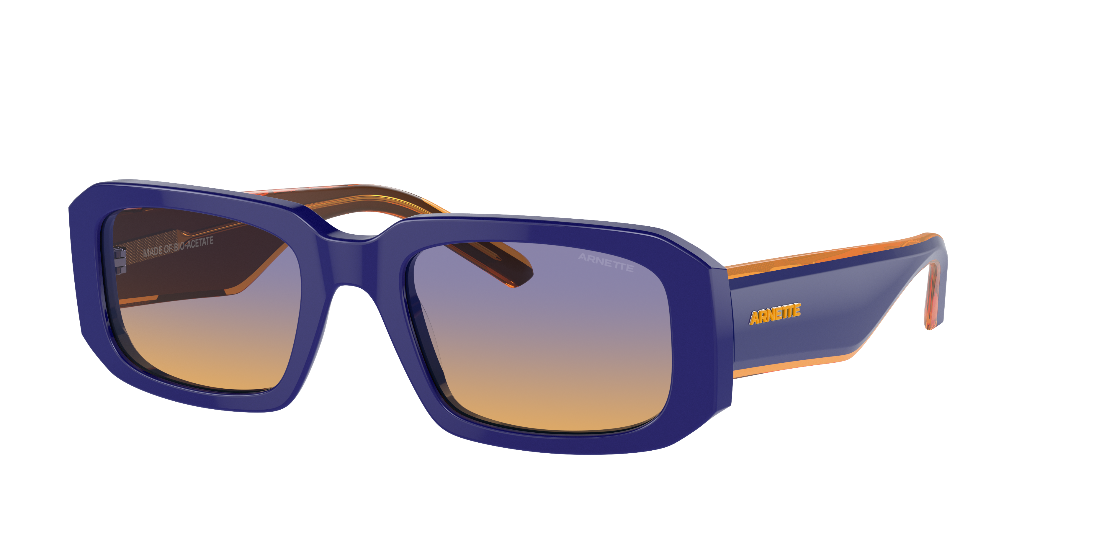 Arnette Man Sunglass Thekidd -  Frame color: Blue, Lens color: Fifty Blue/Orange