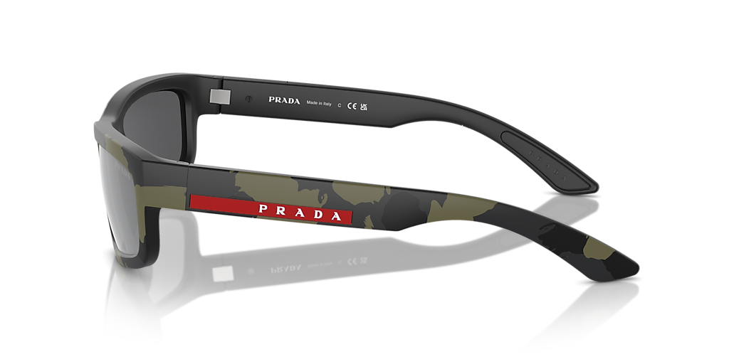Prada Linea Rossa PS 05ZS XL (59 - 17) with Grey lenses and Green