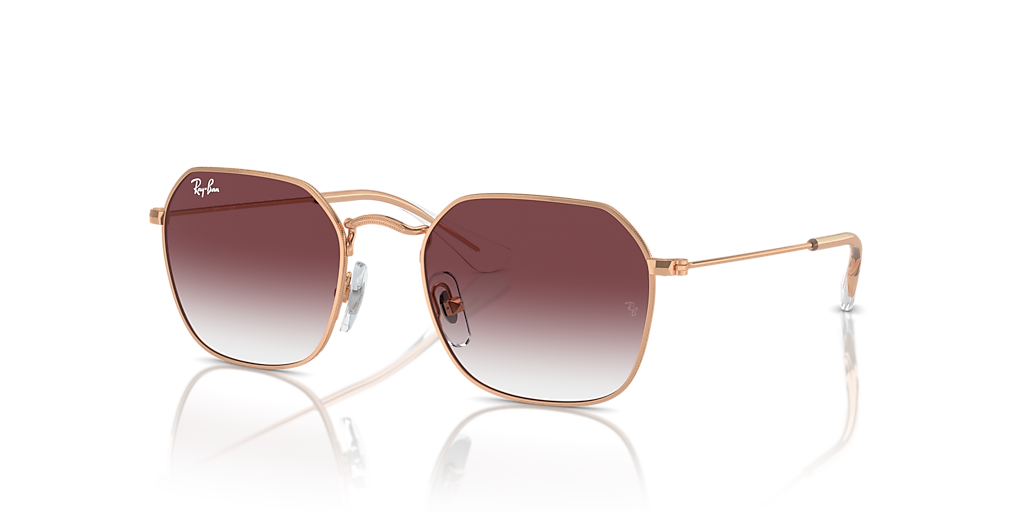 Ray-Ban RB9594S Kids XL (49 - 19) with Violet lenses and Pink