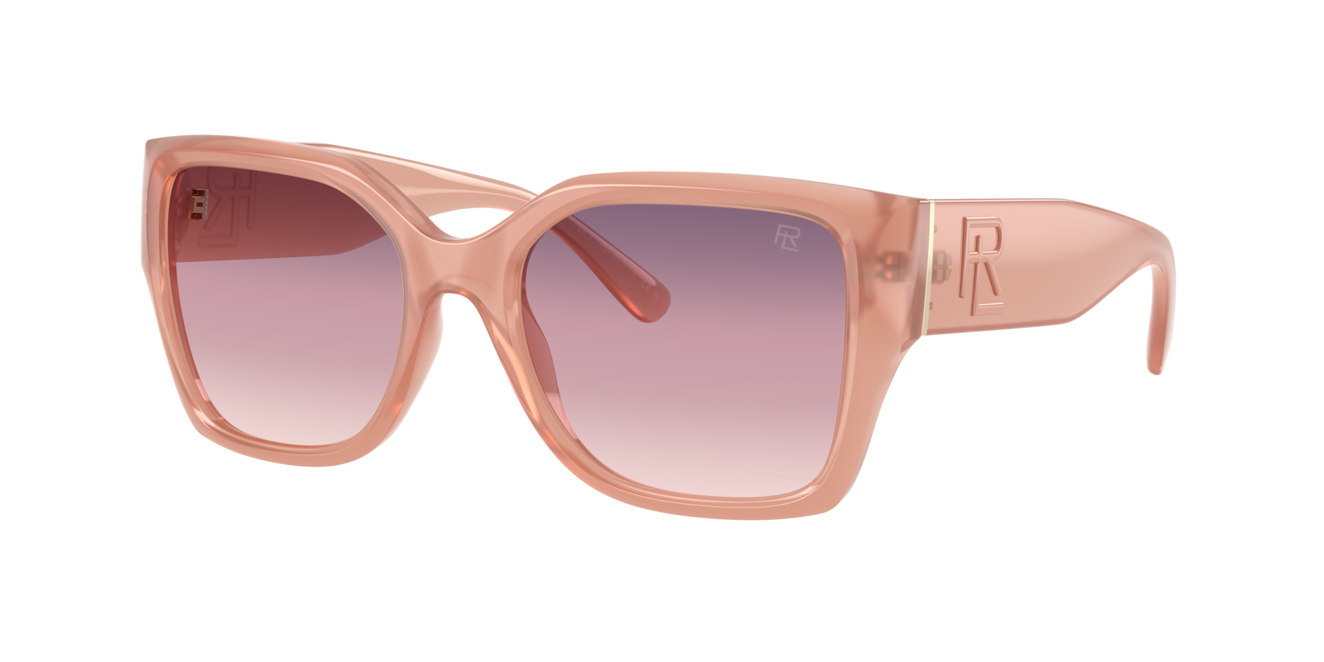 Ralph Lauren Woman Sunglass RL8230U -  Frame color: Rosa Opale, Lens color: Tri-Gradient Light Brown/Violet