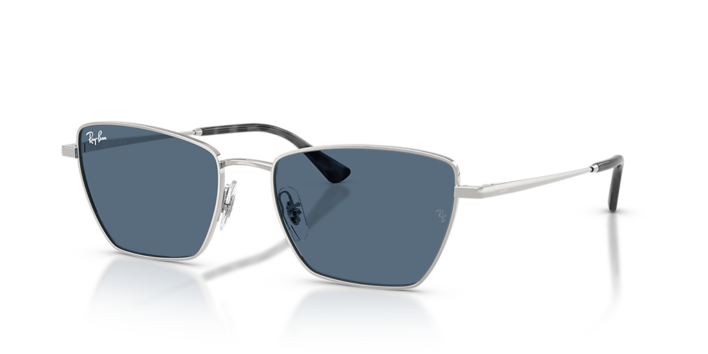 Ray-Ban Drea Bio-Based L (53 - 18) with Blue lenses and Silver