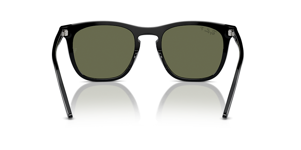 Ray-Ban RB2210 L (53 - 21) with Green lenses and Black frame