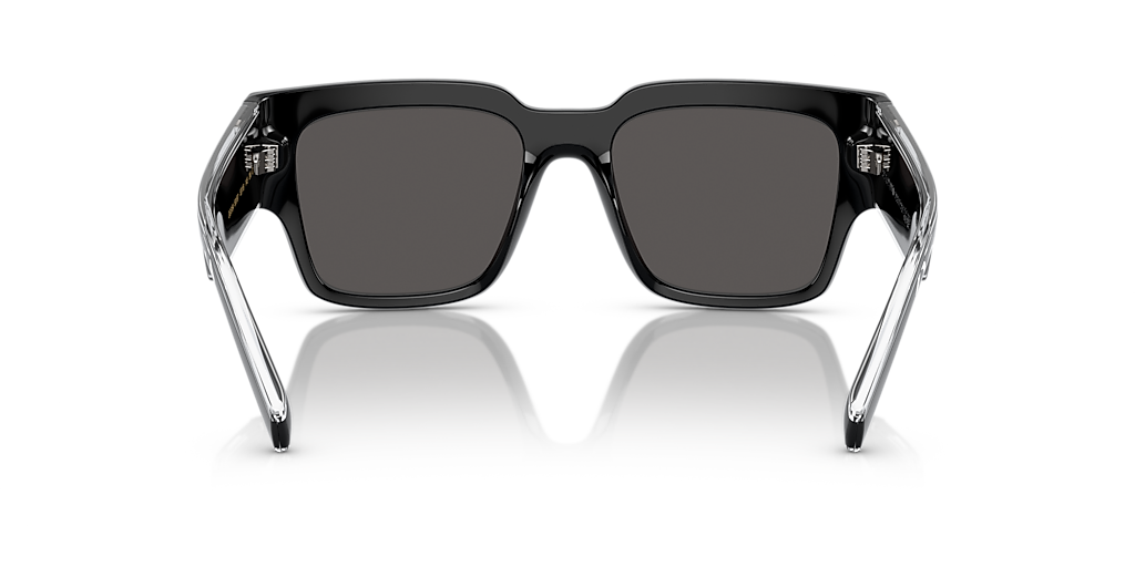 Dolce&Gabbana DG6184 M (52 - 18) with Grey lenses and Black frame