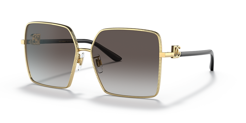 Dolce&Gabbana DG2279 XL (60 - 14) with Grey lenses and Gold frame