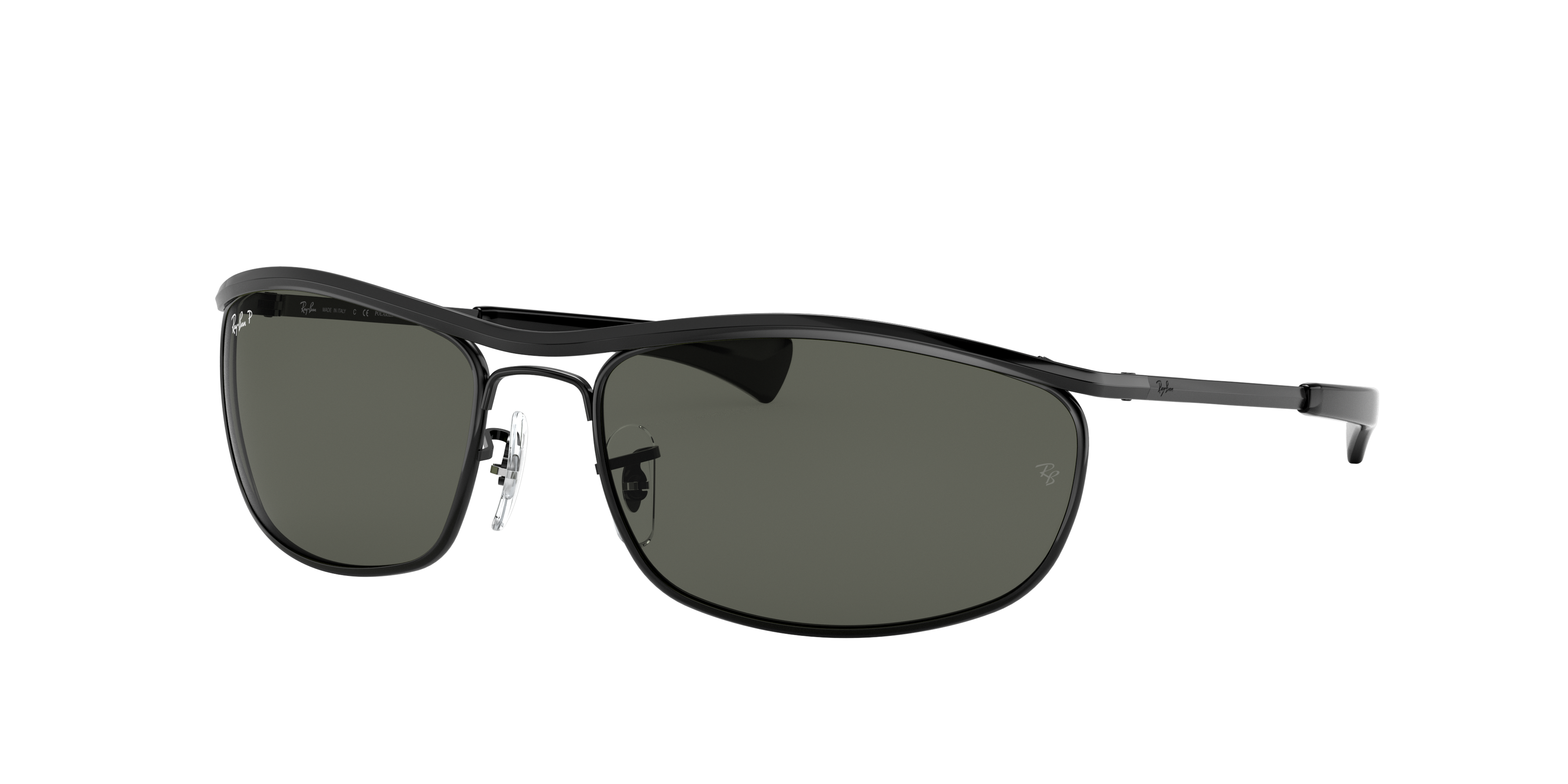 Ray-Ban Olympian I Deluxe L (62 - 18) with Green lenses and Black