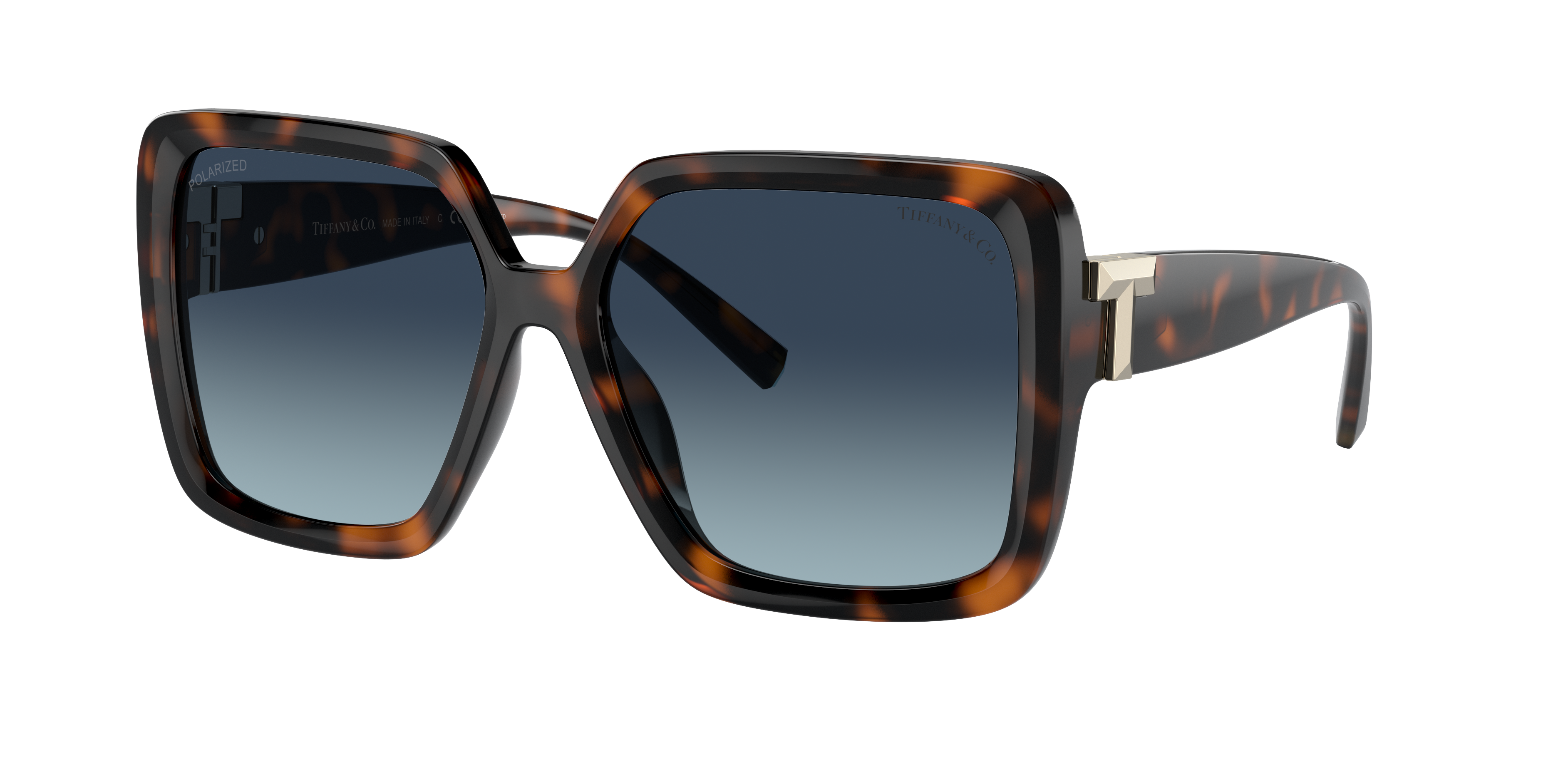 Tiffany & Co. TF4206U XL (58 - 16) with Blue lenses and Tortoise