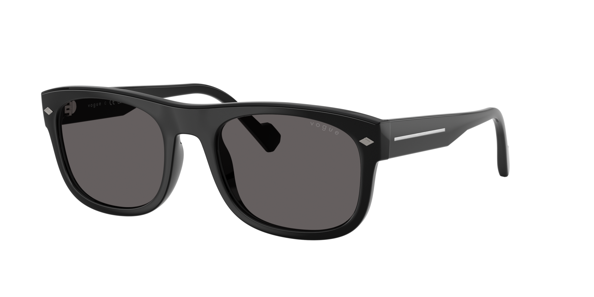 Vogue Eyewear Grey Man Vo5754s W44/87 Sunglasses Acetate Black Geometric Normal - Image 3