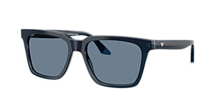 Emporio Armani EA4243 XL (56 - 18) with Blue lenses and Blue frame