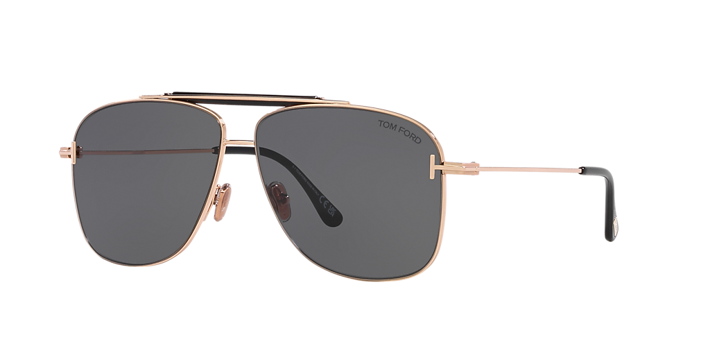 Tom Ford Jaden XXL (60 - 12) with Grey lenses and Silver frame