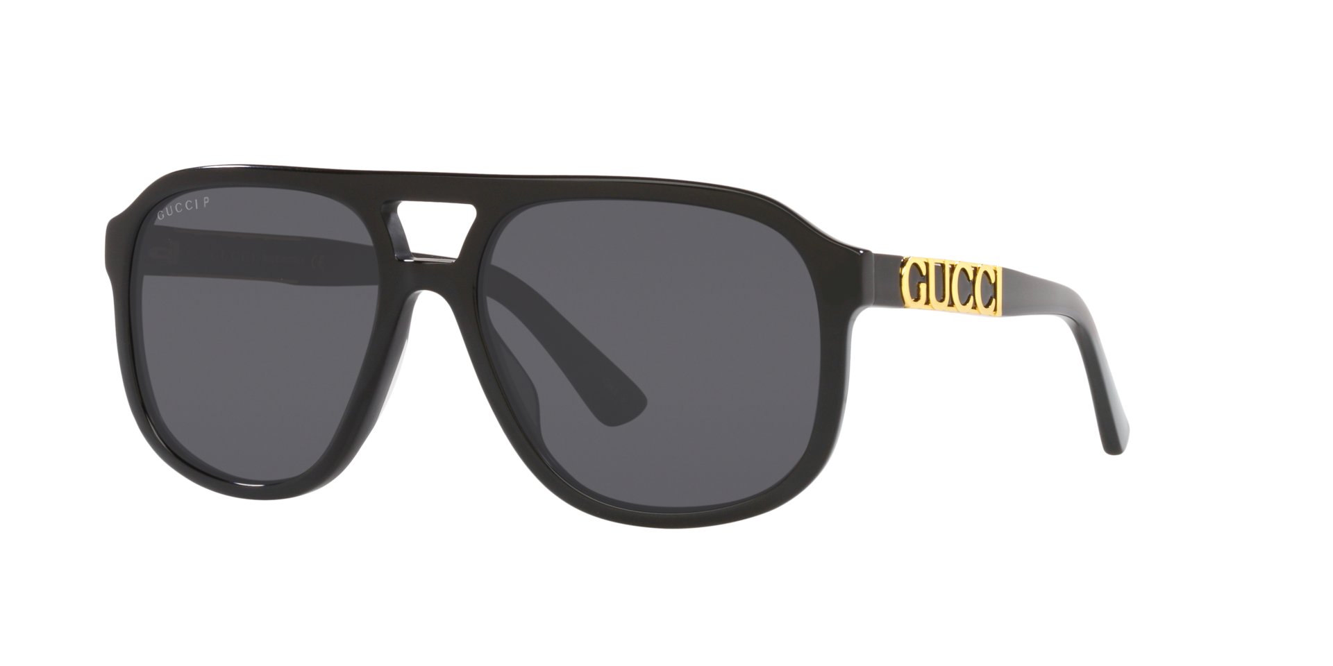 Gucci GG1188S XL (58 - 17) with Grey lenses and Black frame