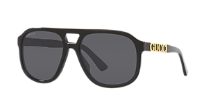 Gucci GG1494S M (57 - 17) with Blue lenses and Tortoise frame