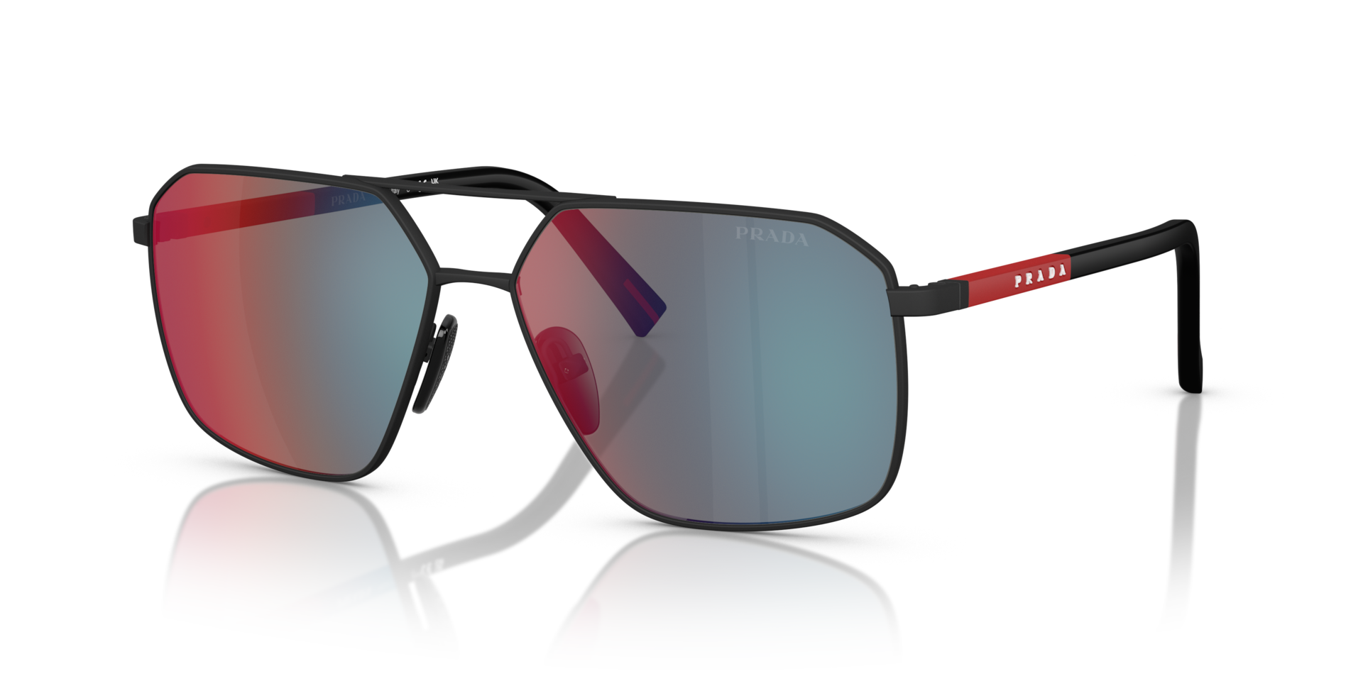 Prada Linea Rossa PS A50S XL (60 - 14) with Grey lenses and Black