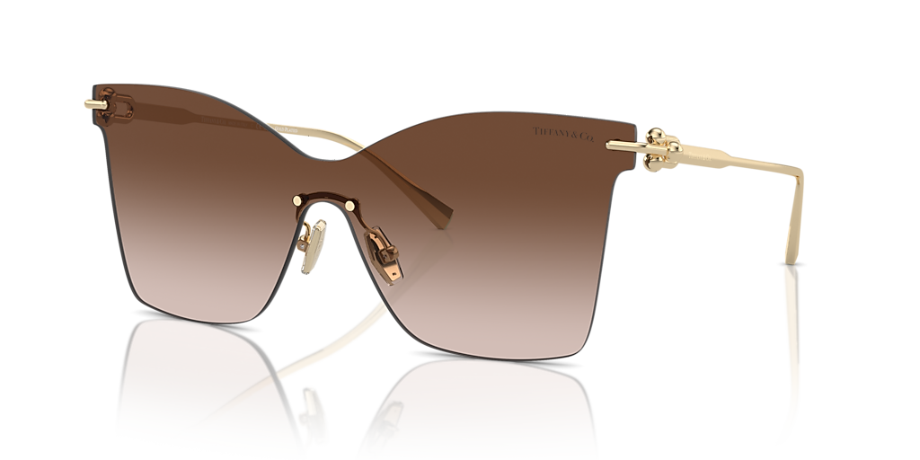 Tiffany & Co. TF3103K XXL (0 - 143) with Brown lenses and Gold