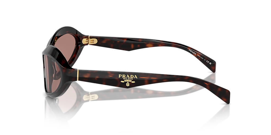 Prada PR A20S M (61 - 17) with Brown lenses and Tortoise frame