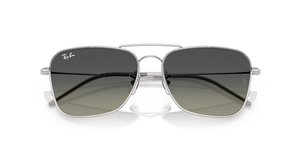 Ray-Ban Caravan Reverse XXL (61 - 15) with Grey lenses and Silver