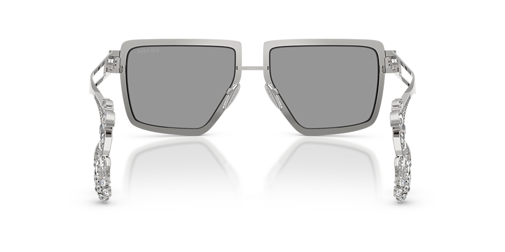 Prada PR D56S L (55 - 17) with Grey lenses and Silver frame