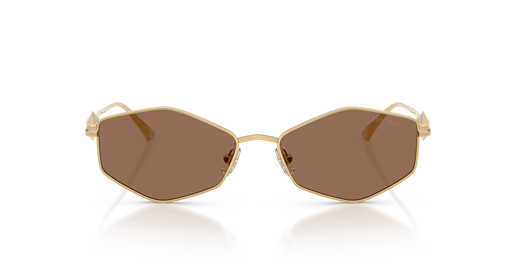 Jimmy Choo JC4017 M (55 - 16) with Brown lenses and Gold frame