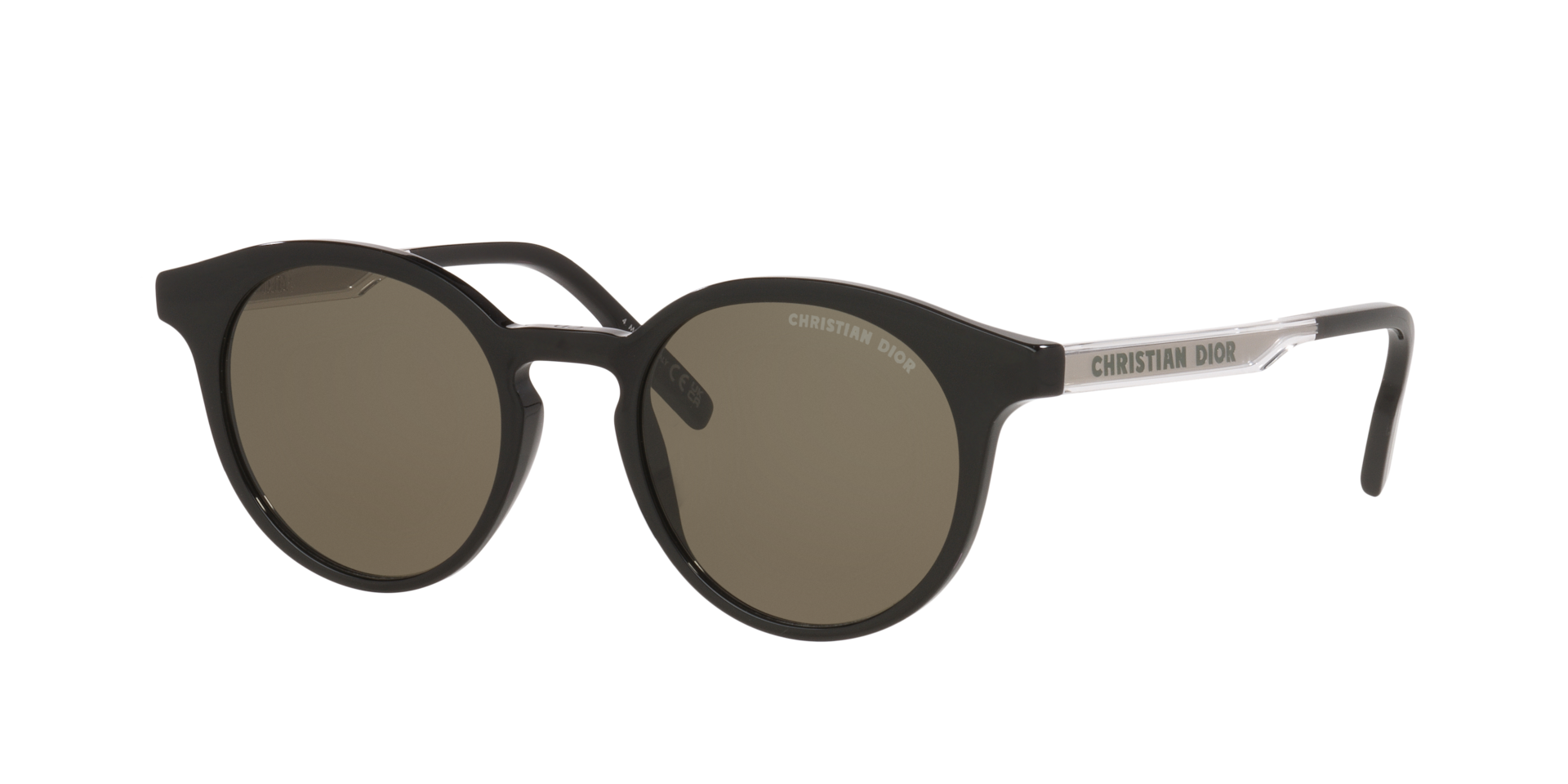 DIOR Man Sunglass Diortag R1I -  Frame color: Black, Lens color: Green