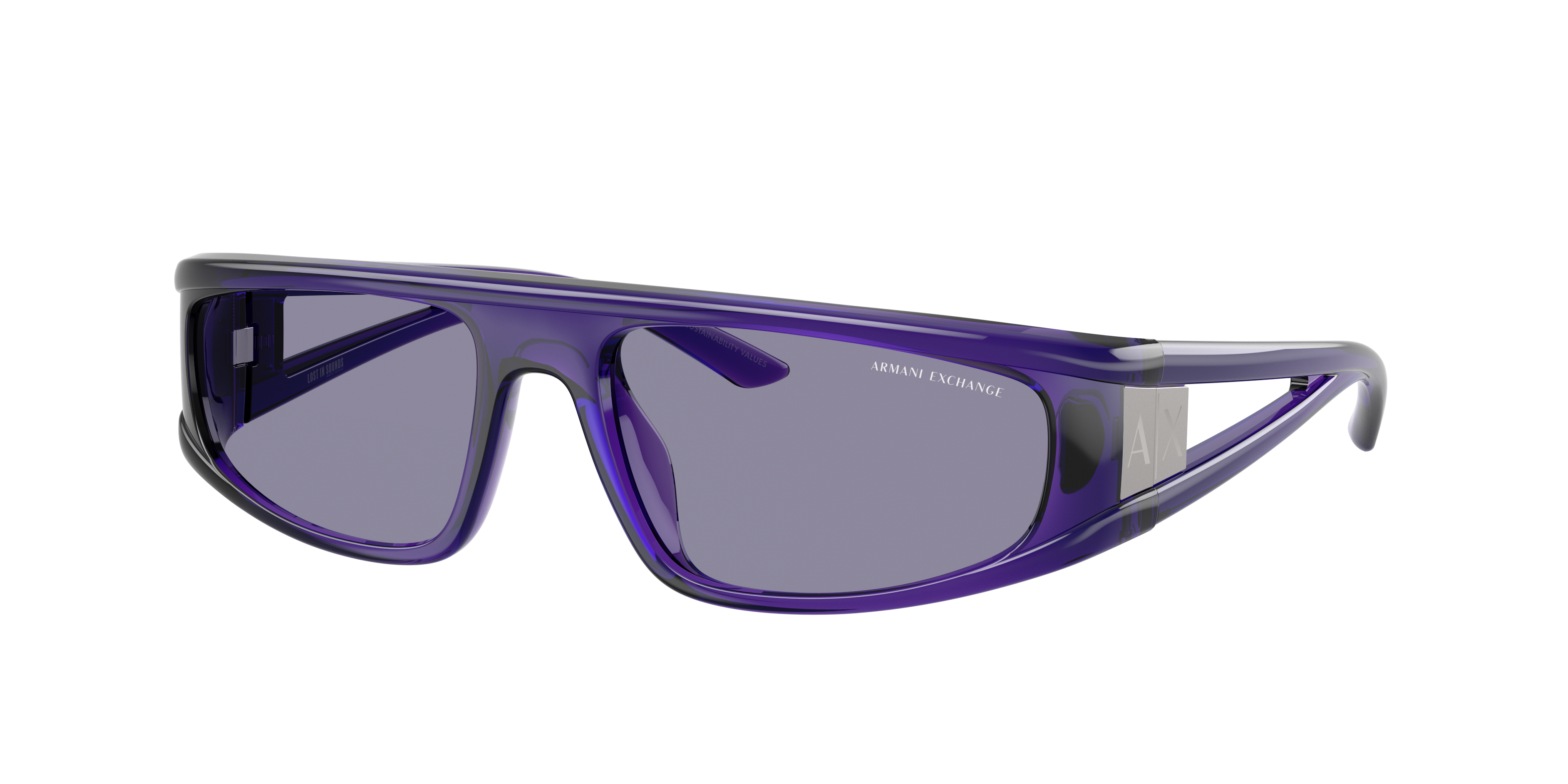 Armani Exchange AX4159SU L (59 - 18) with Violet lenses and Gold