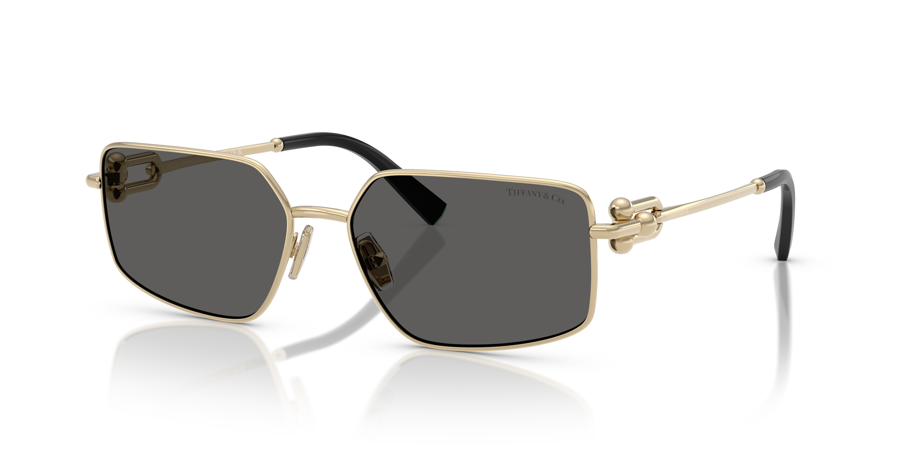 Tiffany & Co. TF3111 XL (58 - 16) with Grey lenses and Gold frame
