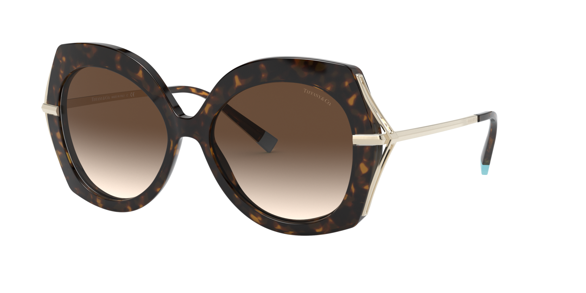 Tiffany Co Femme Sunglass TF4169 - Couleur du Monture Havana Couleur de Lentille Dgrad marron 165 €