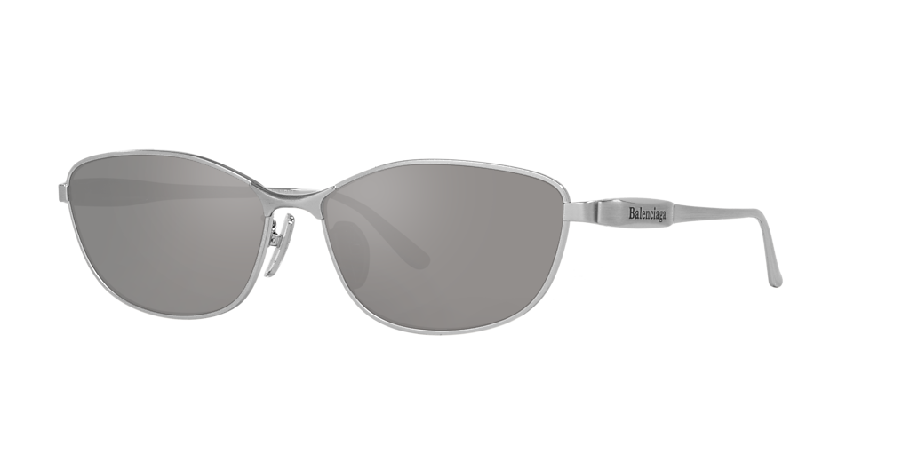 Balenciaga BB0357SA XL (62 - 15) with Silver lenses and Silver