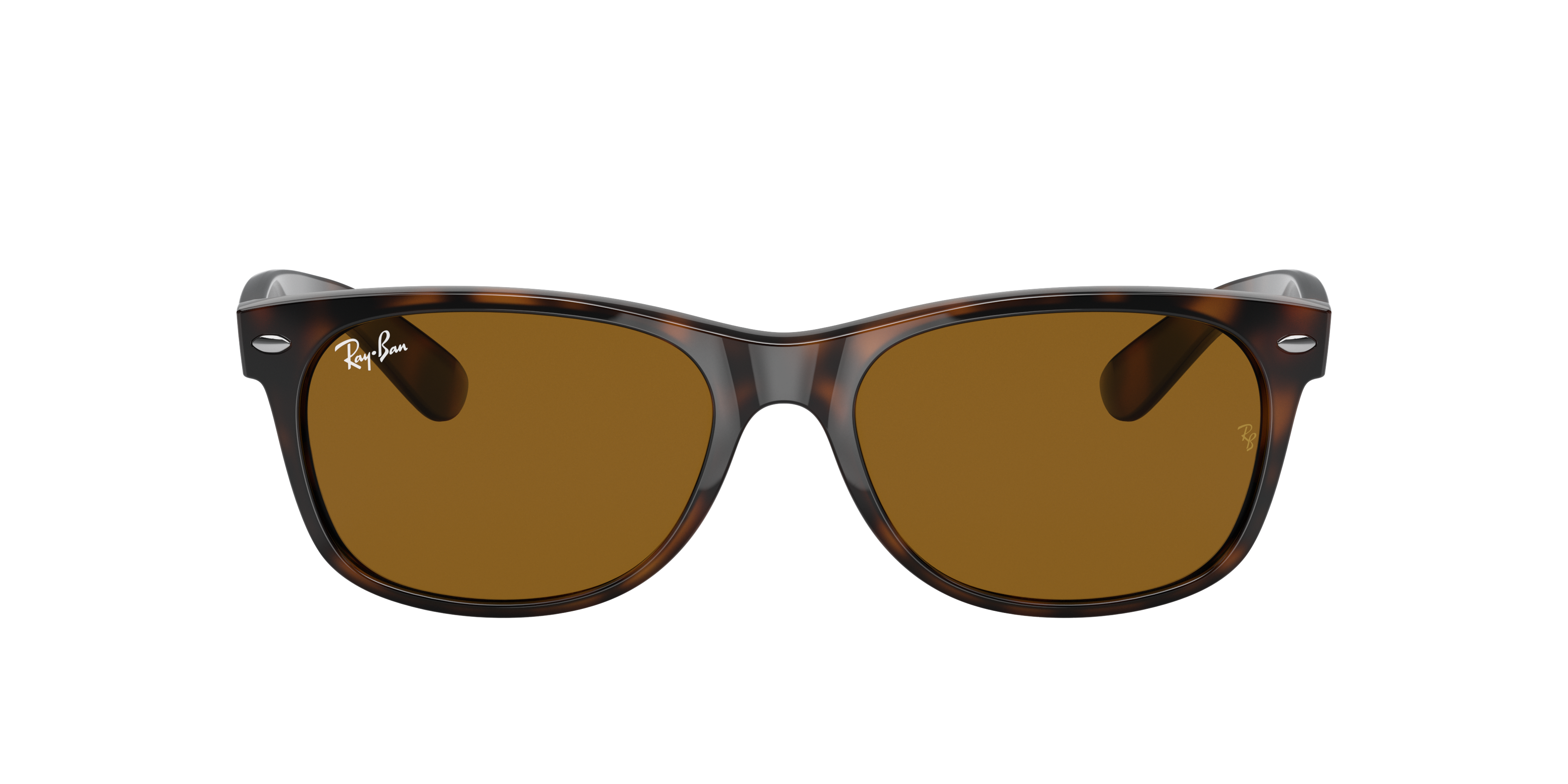 Ray-Ban New Wayfarer Classic M (55 - 18) with Brown lenses and
