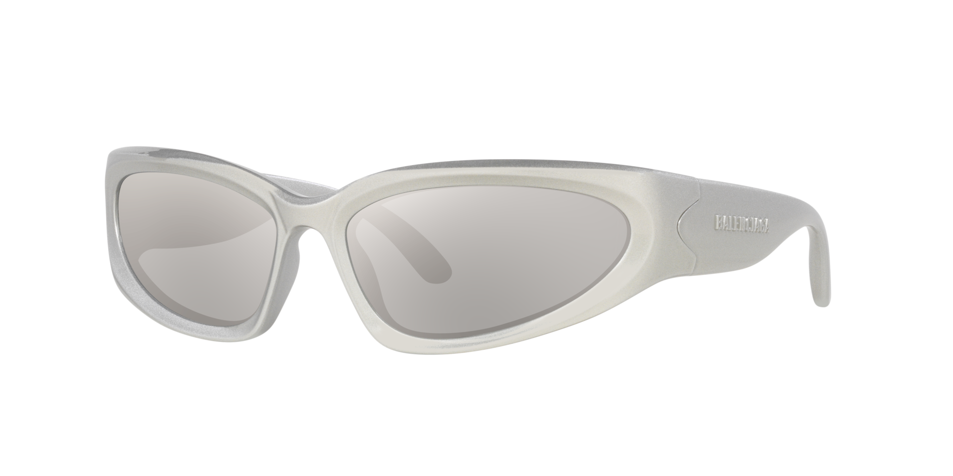 Balenciaga BB0157S XXL (65 - 17) with Silver lenses and Silver