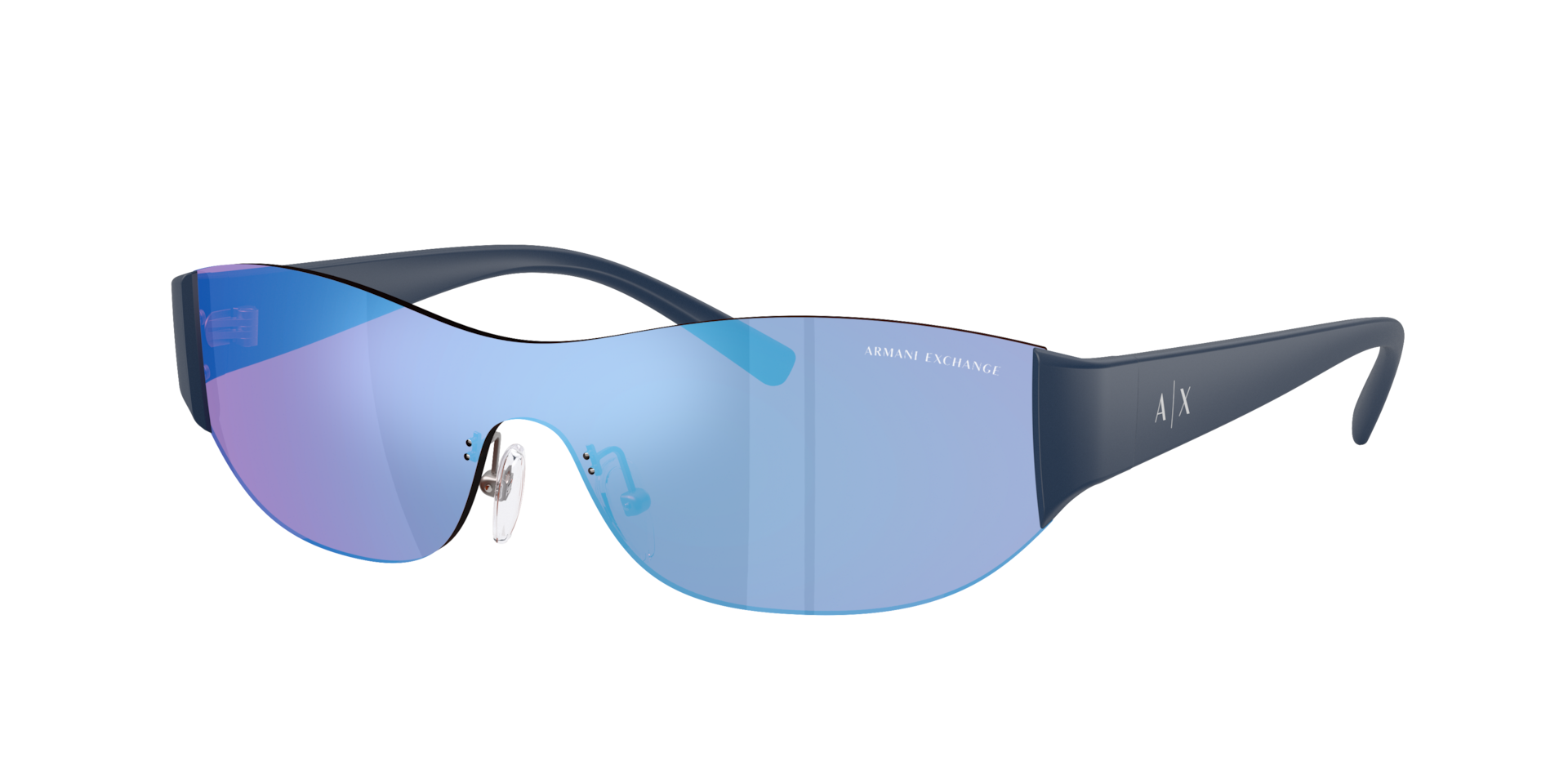 Armani Exchange Unisex Blue Sunglasses - Image 2