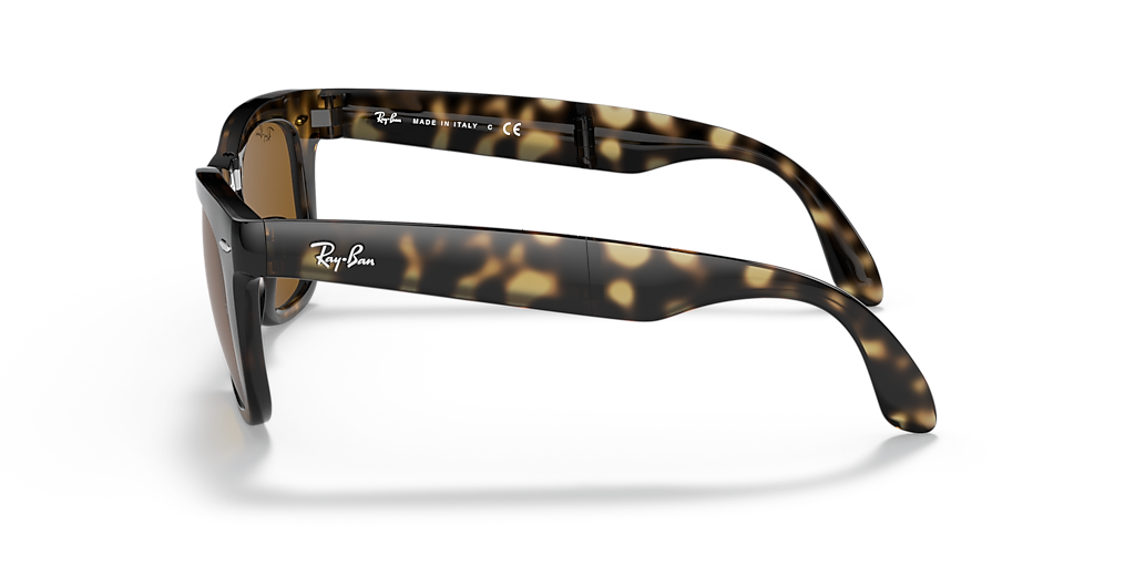 Ray-Ban Wayfarer Folding Classic L (50 - 22) with Brown lenses and