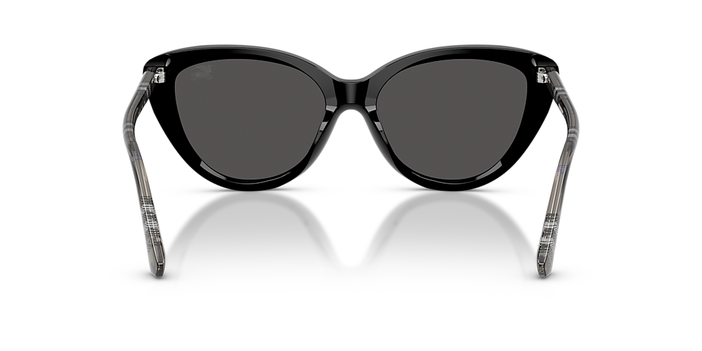 Burberry BE4457 M (55 - 17) with Grey lenses and Black frame