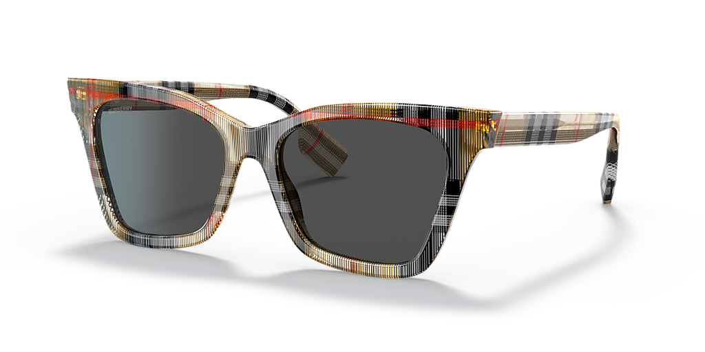 Burberry Elsa L (53 - 17) with Grey lenses and Brown frame
