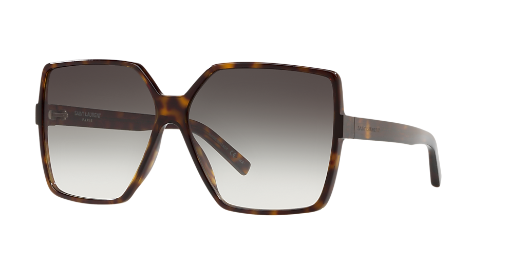 Saint Laurent SL 232 BETTY XXL (63 - 13) with Grey lenses and