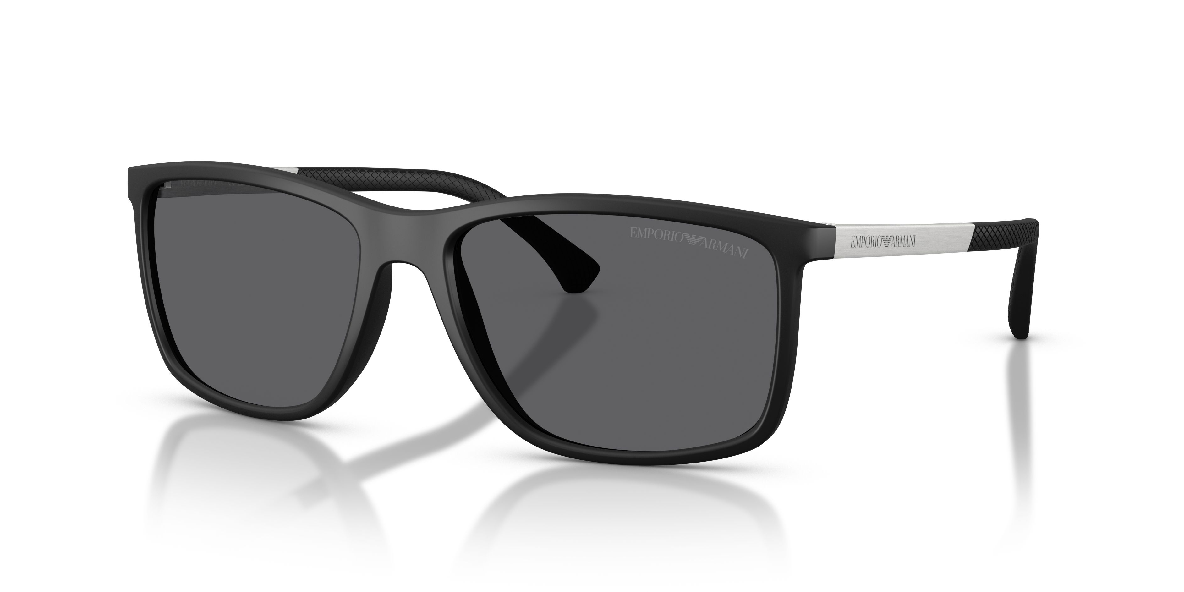 Emporio Armani EA4058 XL (58 - 17) with Grey lenses and Black