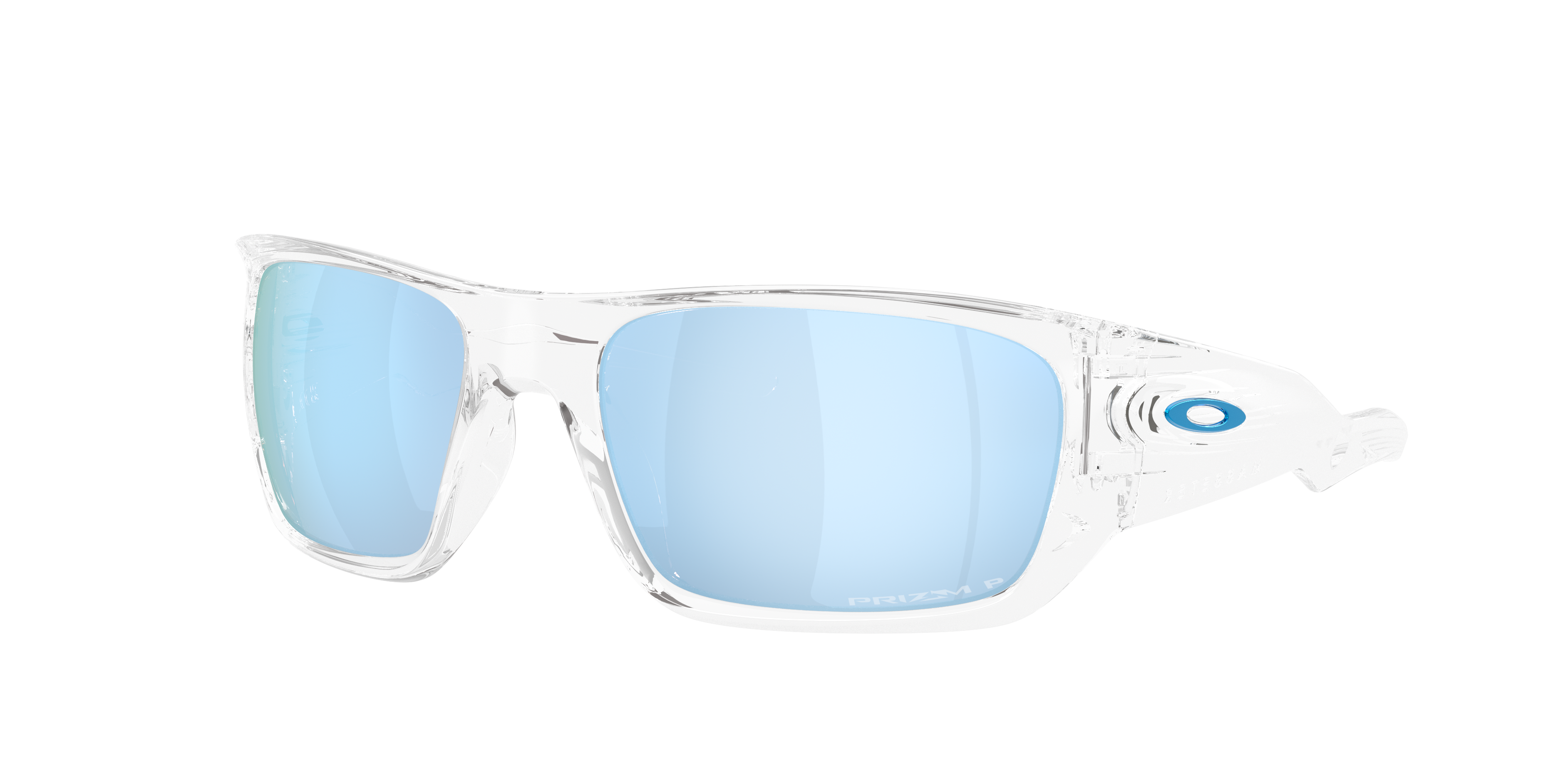 Oakley Man Sunglass Masseter -  Frame color: Polished Clear, Lens color: Prizm Deep Water Polarized