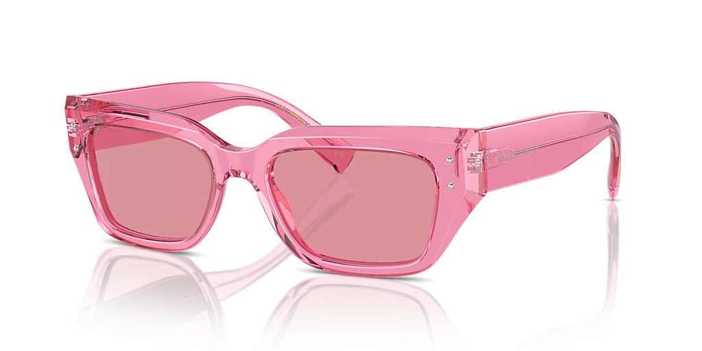 Dolce&Gabbana DG4462 M (52 - 18) with Pink lenses and Pink frame