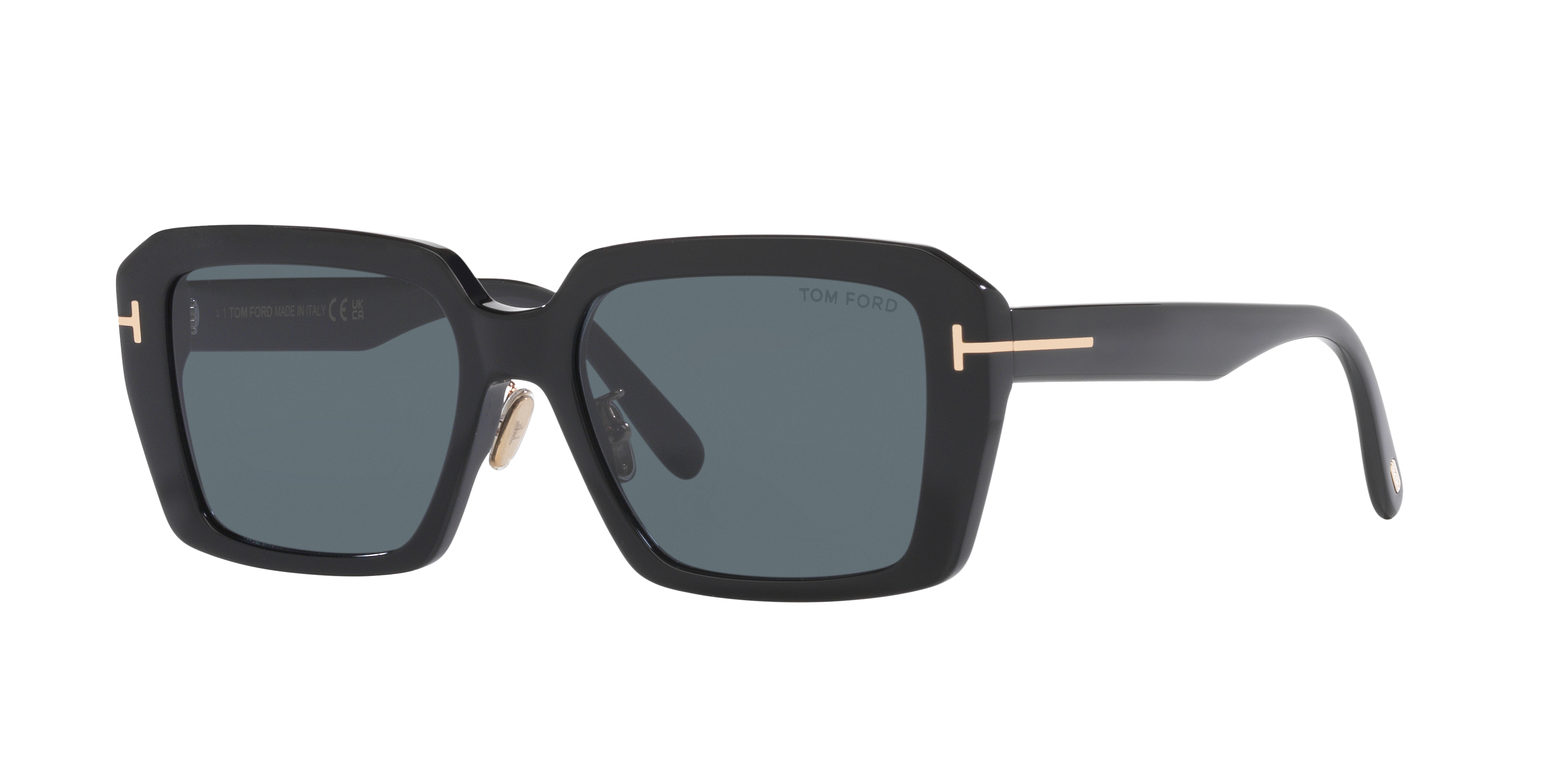 Tom Ford Man Sunglass FT1164-K -  Frame color: Black Shiny, Lens color: Grey