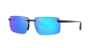 Maui Jim Akau L (61 - 13) with Blue lenses and Transparent frame