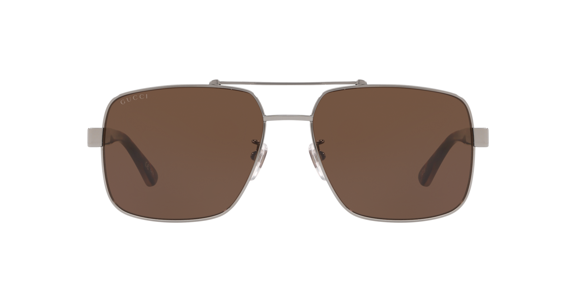 Gucci GG0529S XXL (60 - 17) with Brown lenses and Gold frame
