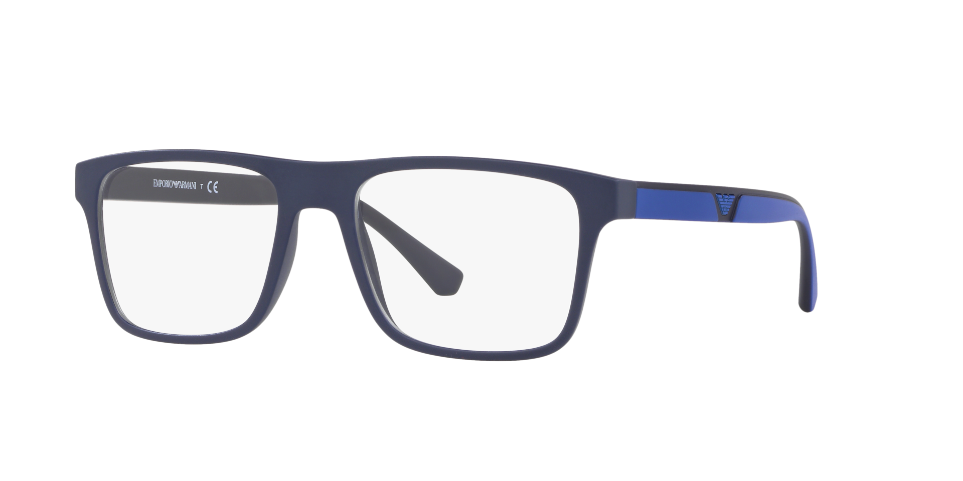 Emporio Armani Mann Sunglass EA4115 - Rahmenfarbe: Matt Dunkelblau, Linsenfarbe: Klar
