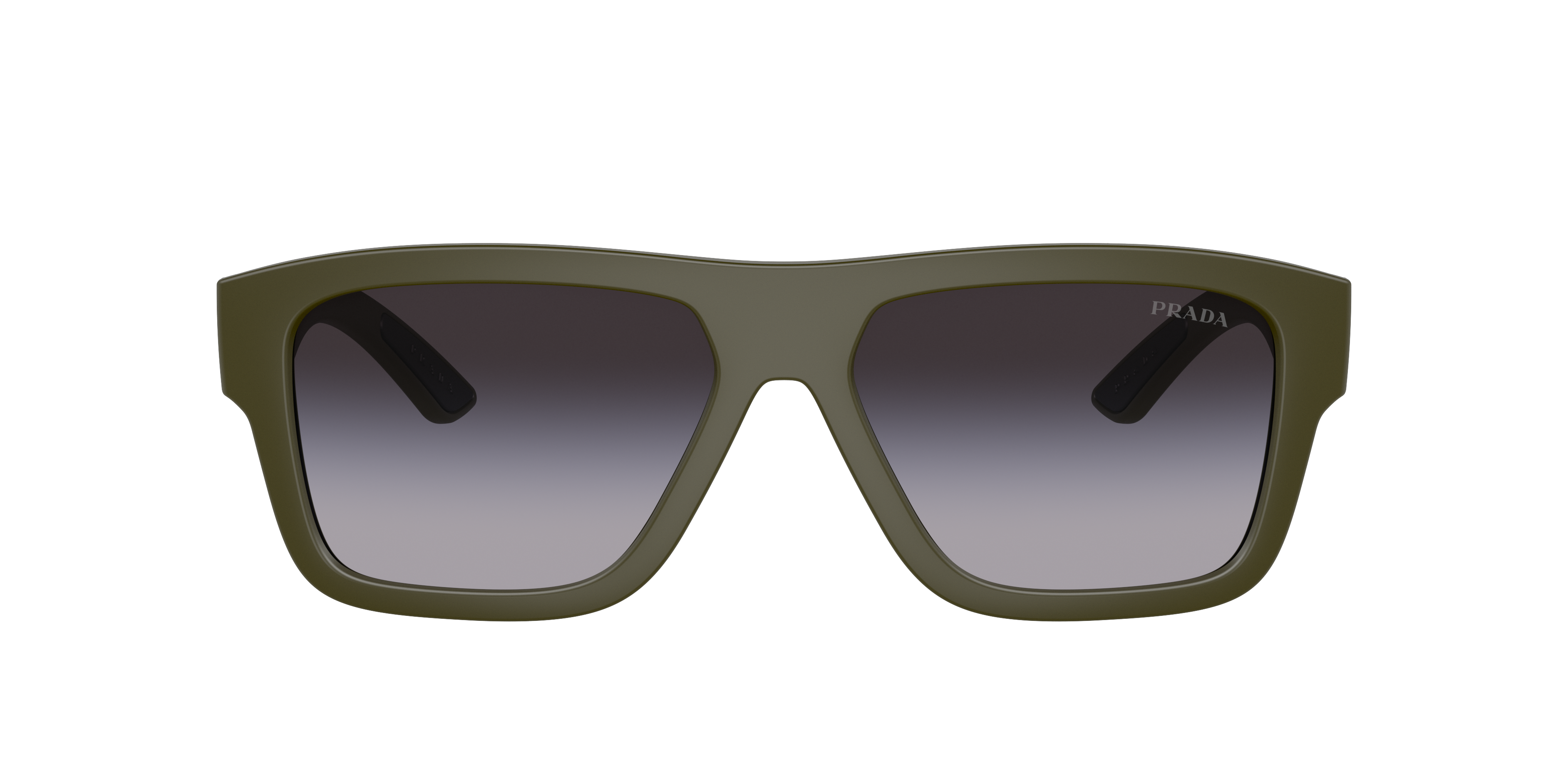 Prada Linea Rossa PS 04ZS XXL (56 - 16) with Grey lenses and Green